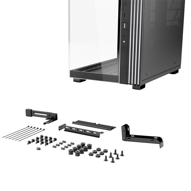 BE QUIET! LIGHT BASE 600 DX BGW65 RGB midi-ATX črno ohišje