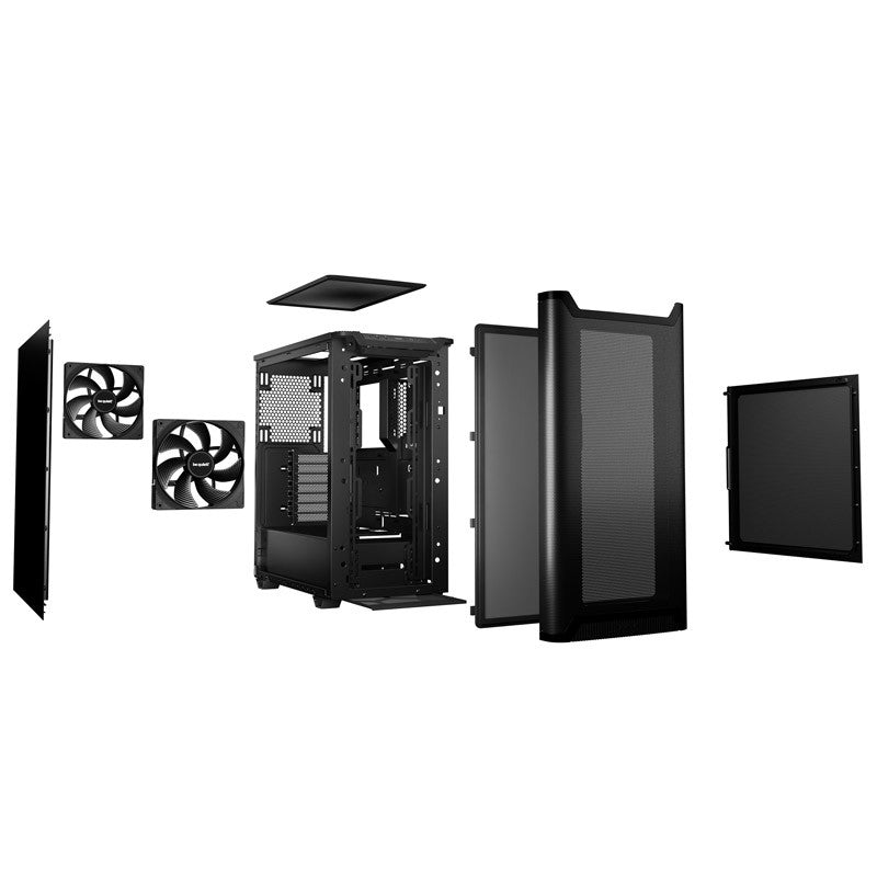 BE QUIET! Pure Base 501 Airflow BG074 midi-ATX črno ohišje