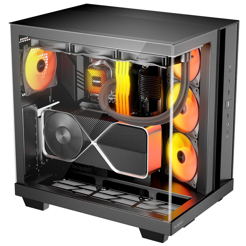 BE QUIET! Light Base 500 LX BGW85 midi-ATX RGB črno ohišje