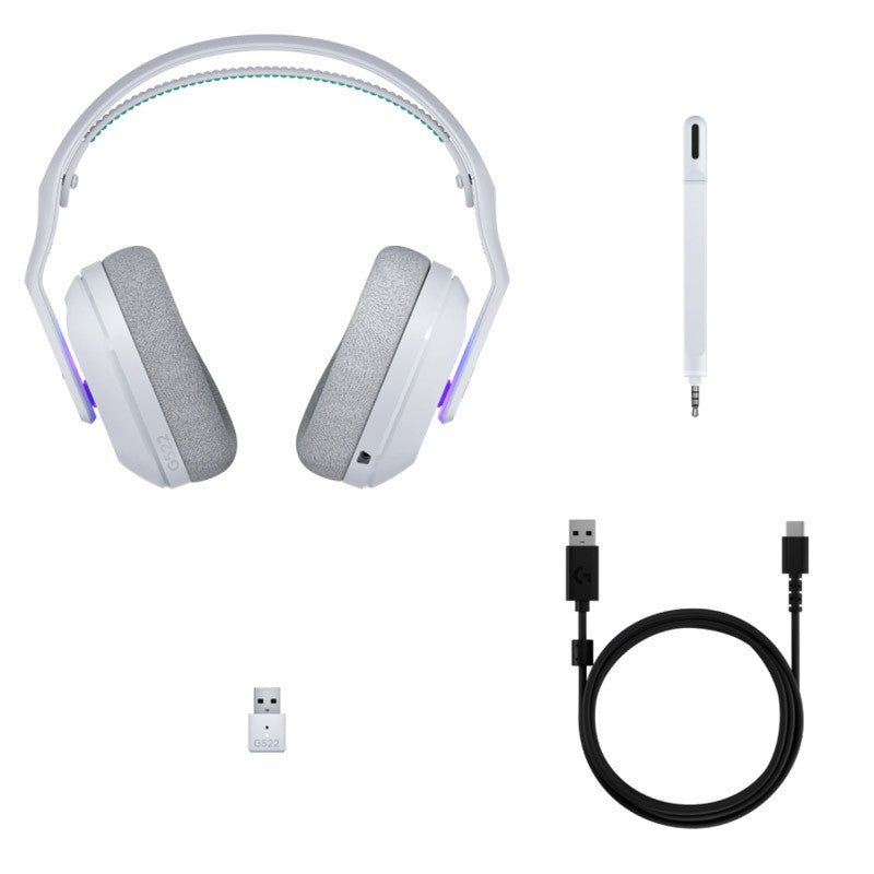 LOGITECH G522 Wireless LIGHTSPEED RGB Gaming Headset White