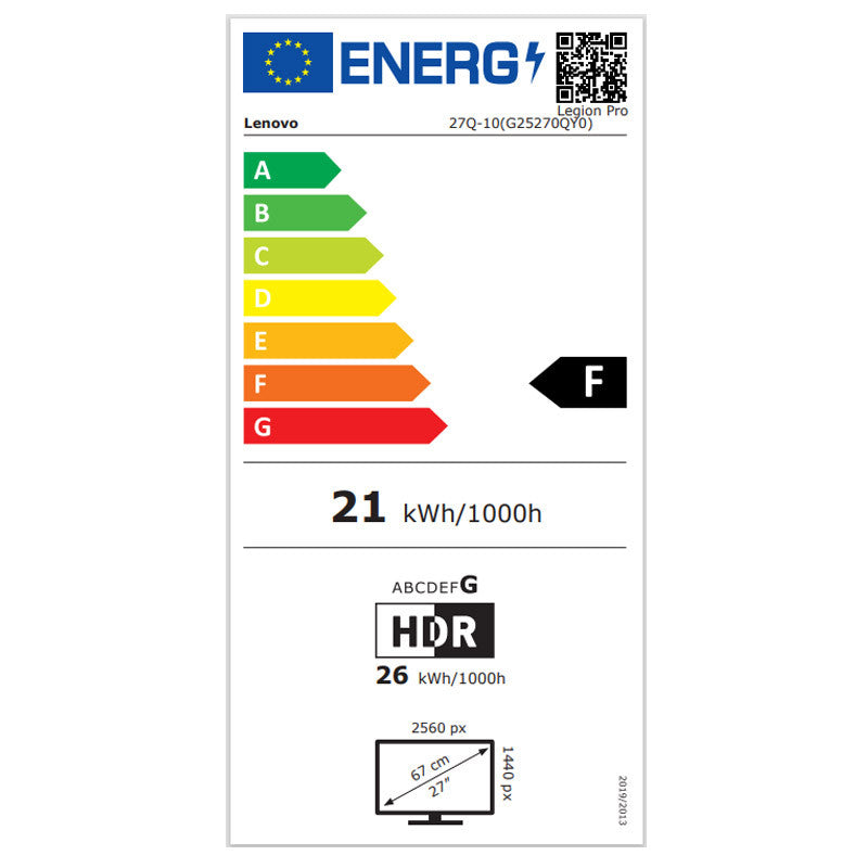 LENOVO Legion Pro 27Q-10 | 27"| QHD | QD-OLED | 280Hz | DP/HDMI | HDR400