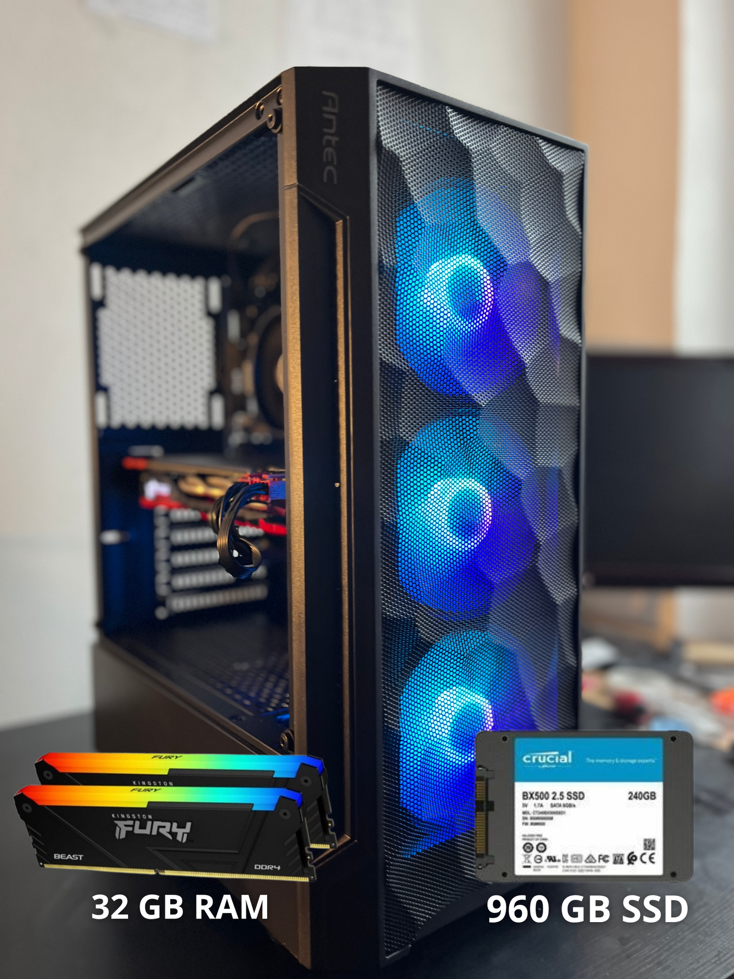 Gaming PC - Ryzen 5 5500 | GTX 1070 | 16 GB RAM