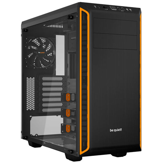 BE QUIET! PURE BASE 600 BGW20 midiATX okno črno/oranžno ohišje
