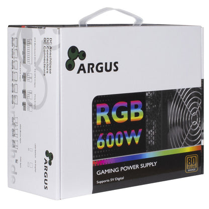 INTER-TECH Argus RGB-600W CM II 80+ Bronze ATX