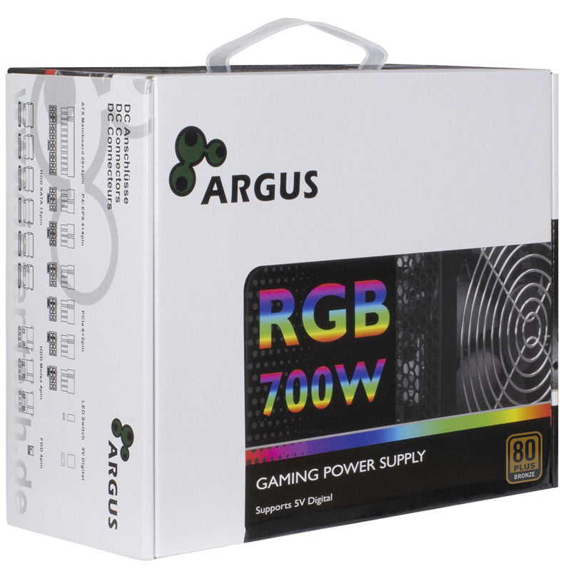INTER-TECH Argus RGB-700W II 80+ Bronze ATX