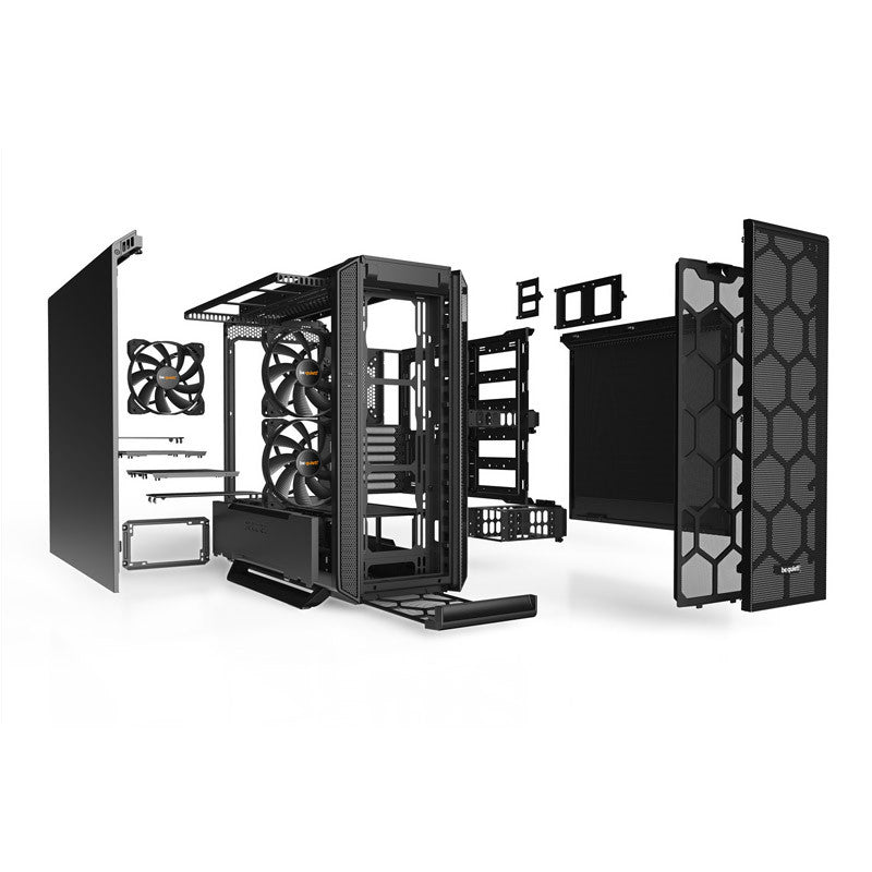 BE QUIET! SILENT BASE 802 BG039 midiATX črno ohišje