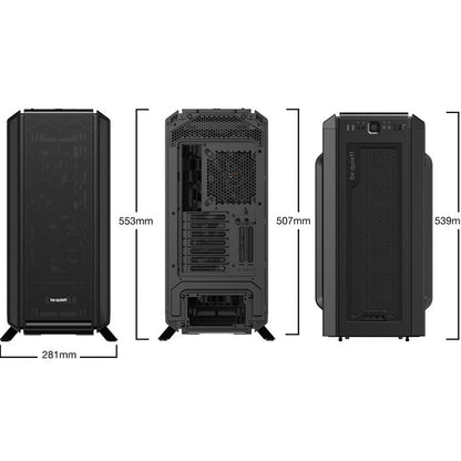 BE QUIET! SILENT BASE 802 WINDOW BGW39 midiATX črno ohišje