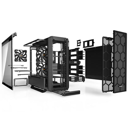 BE QUIET! SILENT BASE 802 WINDOW BGW39 midiATX črno ohišje