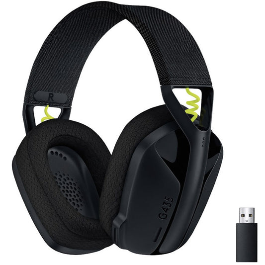 LOGITECH G435 Wireless LightSpeed Gaming črne slušalke