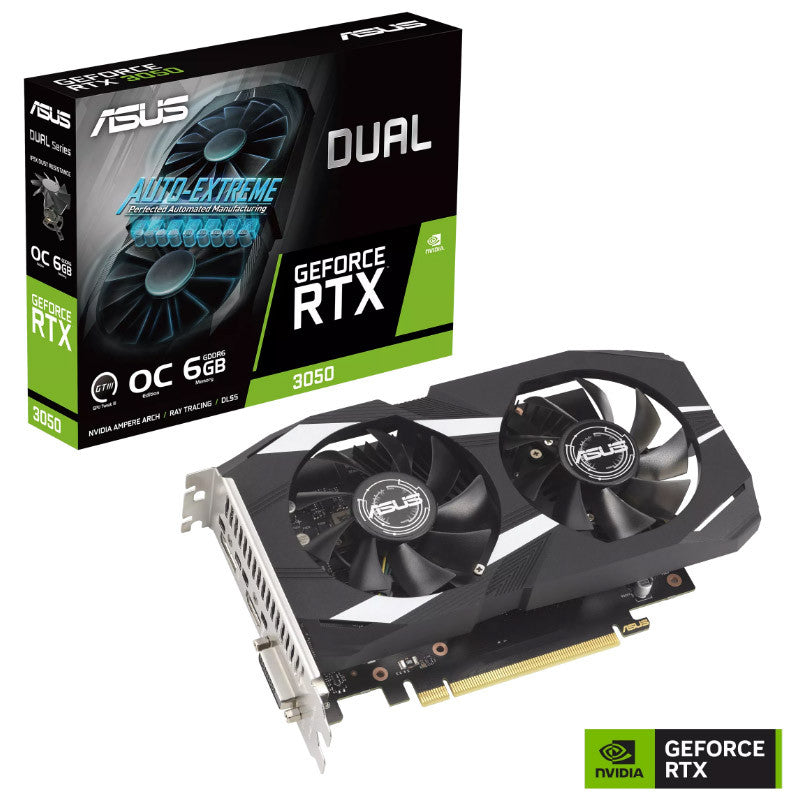 ASUS Dual GeForce RTX 3050 OC 6GB GDDR6