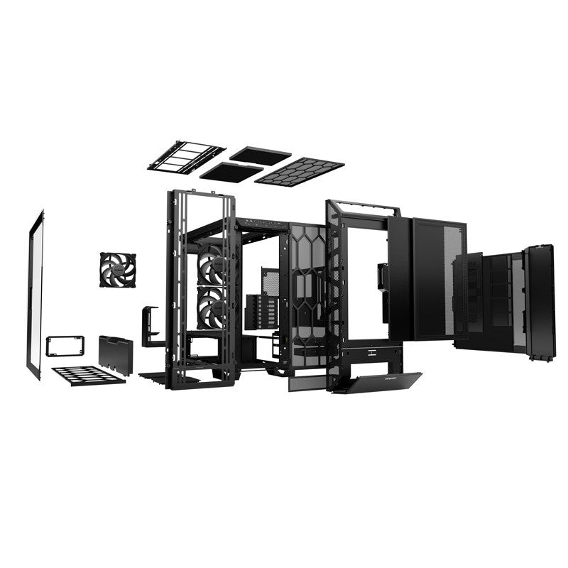 BE QUIET! DARK BASE PRO 901 BGW50 RGB Full Tower črno ohišje