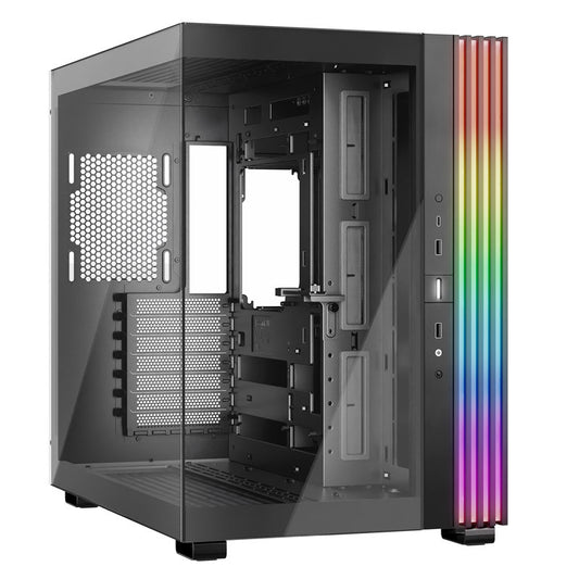 BE QUIET! LIGHT BASE 600 DX BGW65 RGB midi-ATX črno ohišje