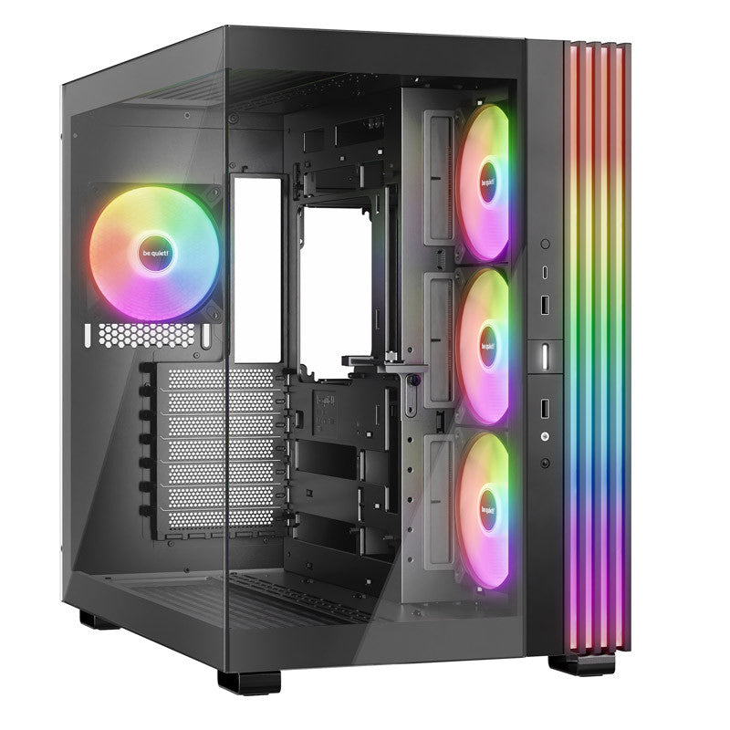 BE QUIET! LIGHT BASE 600 LX BGW67 RGB midi-ATX črno ohišje
