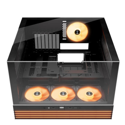 BE QUIET! LIGHT BASE 600 LX BGW67 RGB midi-ATX črno ohišje