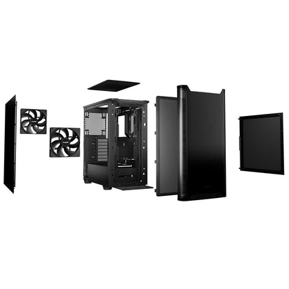 BE QUIET! Pure Base 501 BG073 midi-ATX črno ohišje