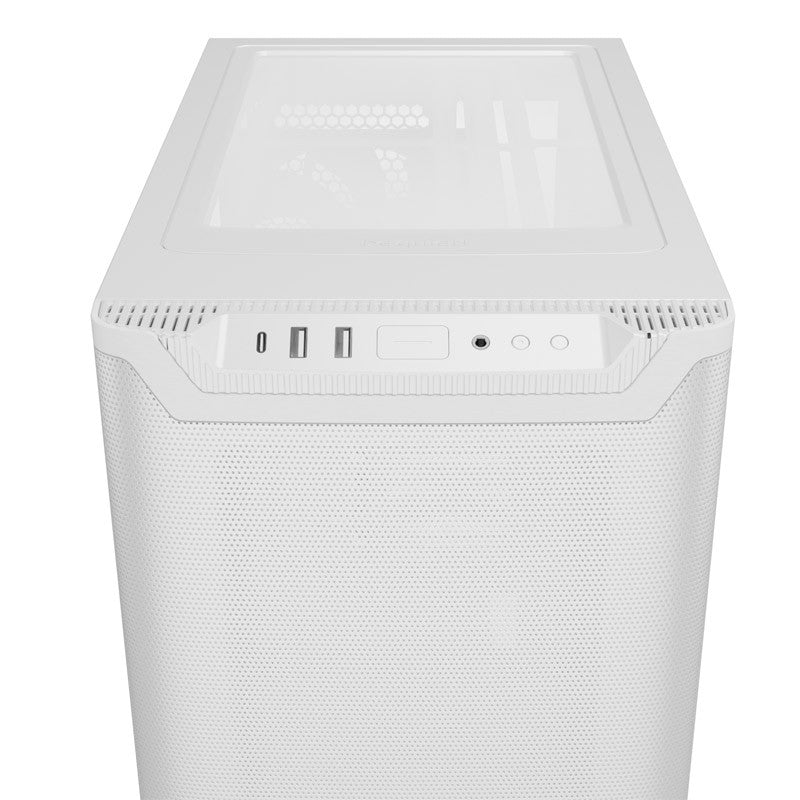 BE QUIET! Pure Base 501 Airflow BGW75 midi-ATX okno belo ohišje