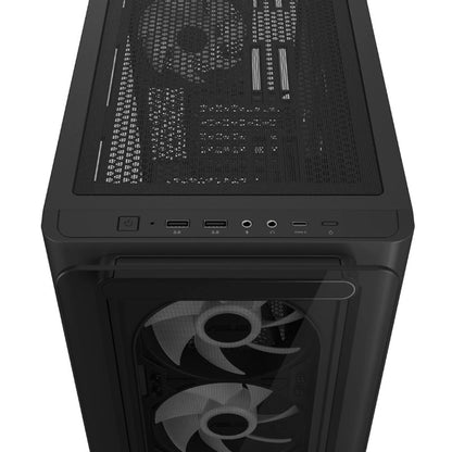 ASUS A23 PLUS ARGB micro-ATX okno BTF črno ohišje