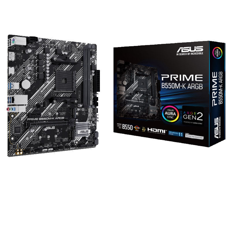 ASUS Prime B550M-K ARGB AM4 DDR4 mATX