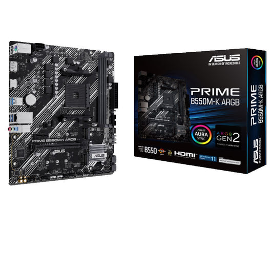 ASUS Prime B550M-K ARGB AM4 DDR4 mATX