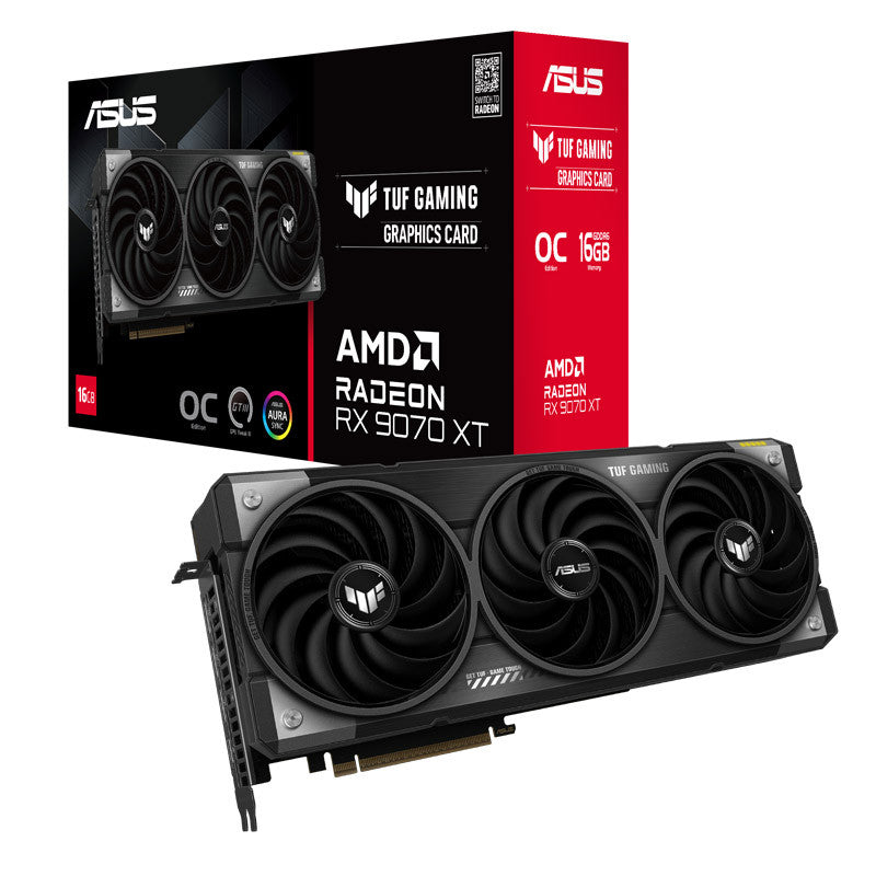 ASUS TUF Gaming Radeon RX 9070 XT 16GB GDDR6 OC