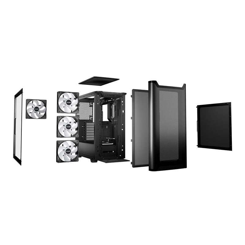 BE QUIET! Pure Base 501 LX BGW78 midi-ATX črno ohišje