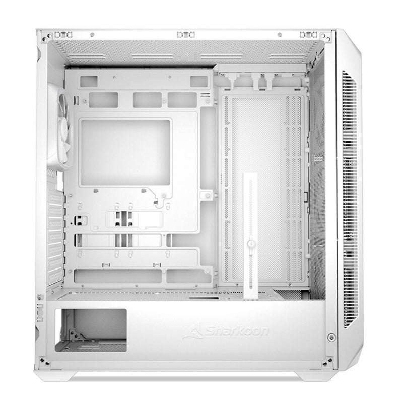 SHARKOON AK5M RGB midiATX okno belo ohišje