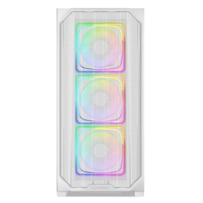 SHARKOON AK5M RGB midiATX okno belo ohišje