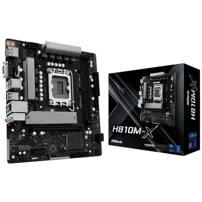 ASROCK H810M-X LGA1851 DDR5 mATX