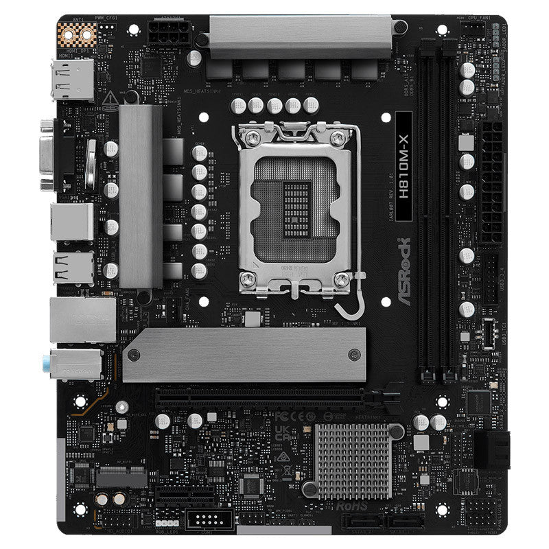 ASROCK H810M-X LGA1851 DDR5 mATX