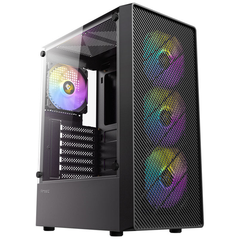 ANTEC AX26 RGB ELITE Midi-T ATX okno gaming črno ohišje