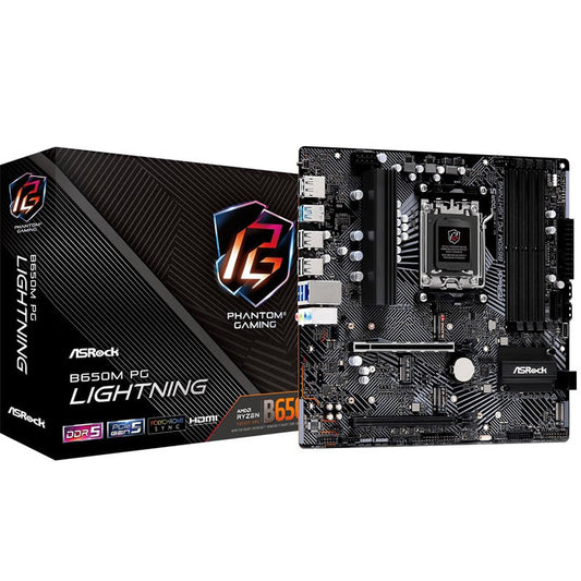 ASROCK B650M PG Lightning AM5 DDR5 mATX