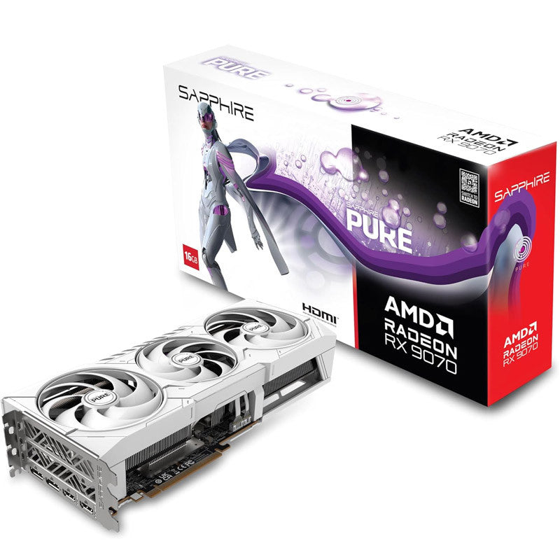 SAPPHIRE PURE Gaming Radeon RX 9070 16GB GDDR6 ARGB