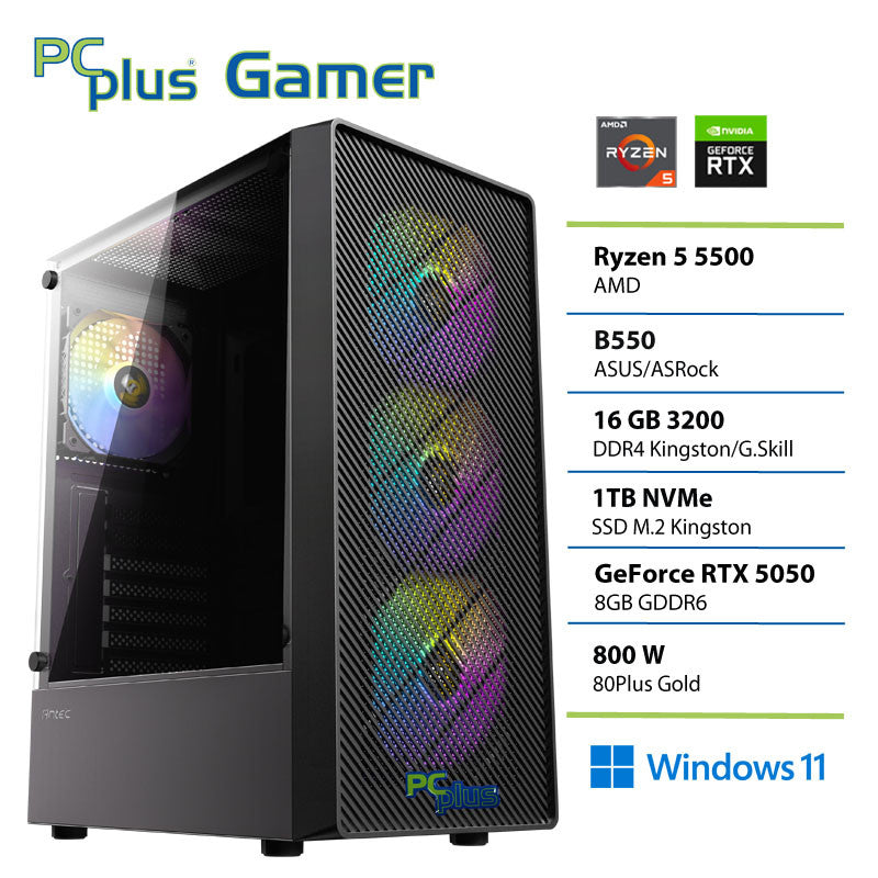 Gaming PC - Ryzen 5 5500 & RTX 5050 8GB