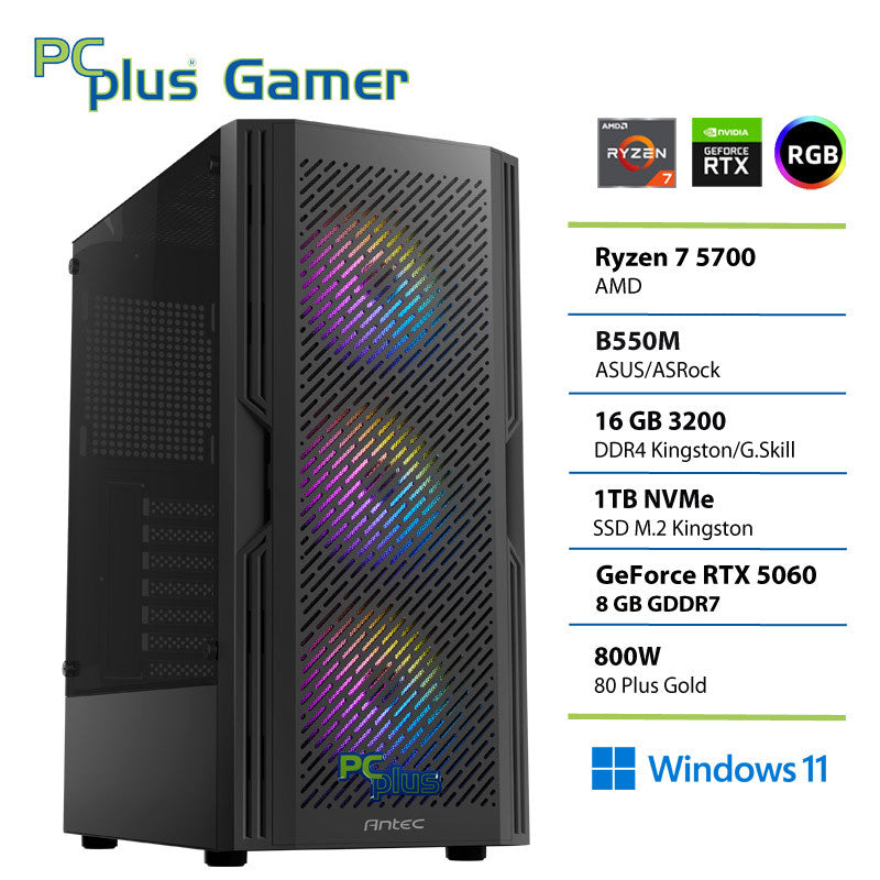 Gaming PC - Ryzen 7 5700 & RTX 5060 8GB