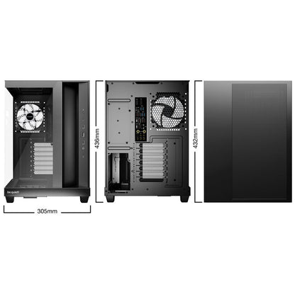 BE QUIET! Light Base 500 LX BGW85 midi-ATX RGB črno ohišje