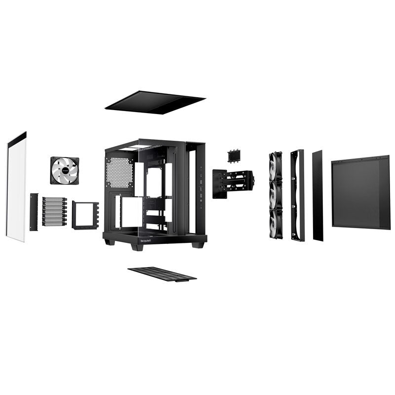 BE QUIET! Light Base 500 LX BGW85 midi-ATX RGB črno ohišje
