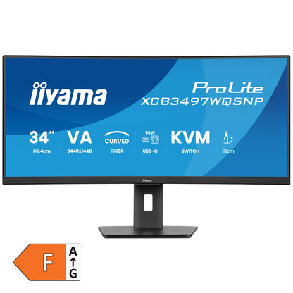 Curved IIYAMA ProLite XCB3497WQSNP-B1 34" UWQHD VA 120Hz
