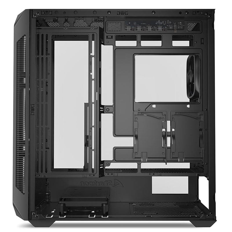 SHARKOON AK5G RGB midiATX okno črno ohišje