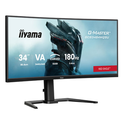 IIYAMA Red Eagle G-master | GCB3484WQSU-B1 | 86,4cm (34") | UWQHD VA | 180Hz |