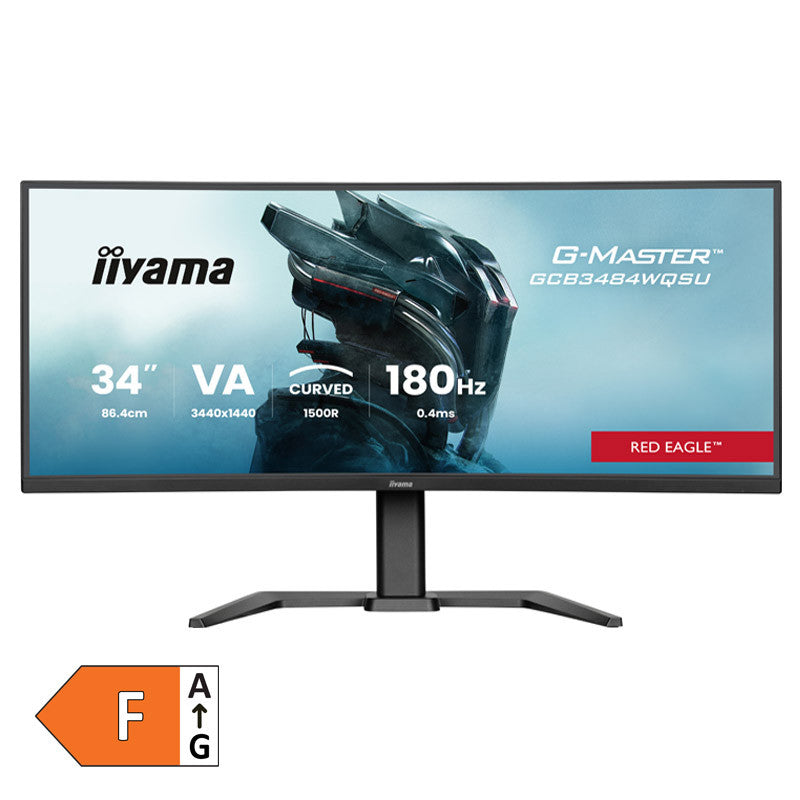 IIYAMA Red Eagle G-master | GCB3484WQSU-B1 | 86,4cm (34") | UWQHD VA | 180Hz |