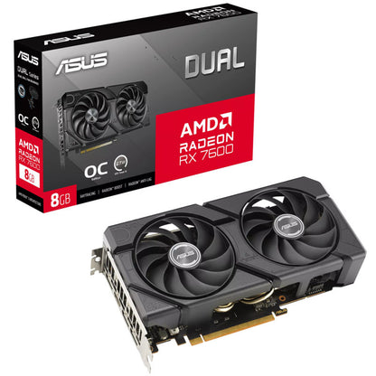 ASUS Dual Radeon RX 7600 8GB GDDR6 OC