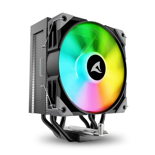SHARKOON CPU A40 RGB BLACK AIR COOLER 120mm PWM 220W