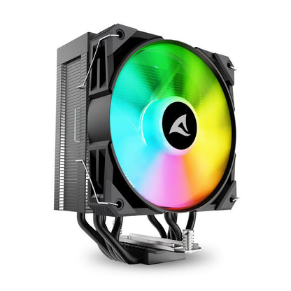SHARKOON CPU A50 RGB BLACK AIR COOLER 120mm PWM 230W