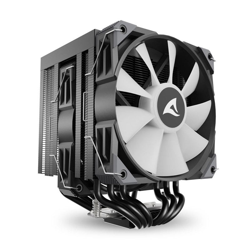 SHARKOON CPU A60 RGB BLACK AIR COOLER 2x120mm PWM 260W