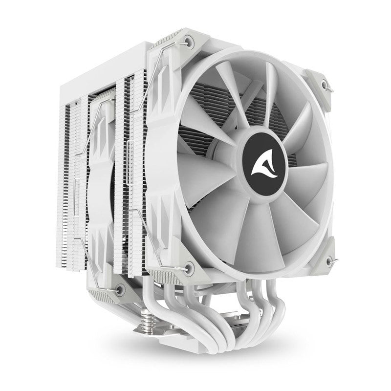 SHARKOON CPU A60 RGB WHITE AIR COOLER 2x120mm PWM 260W