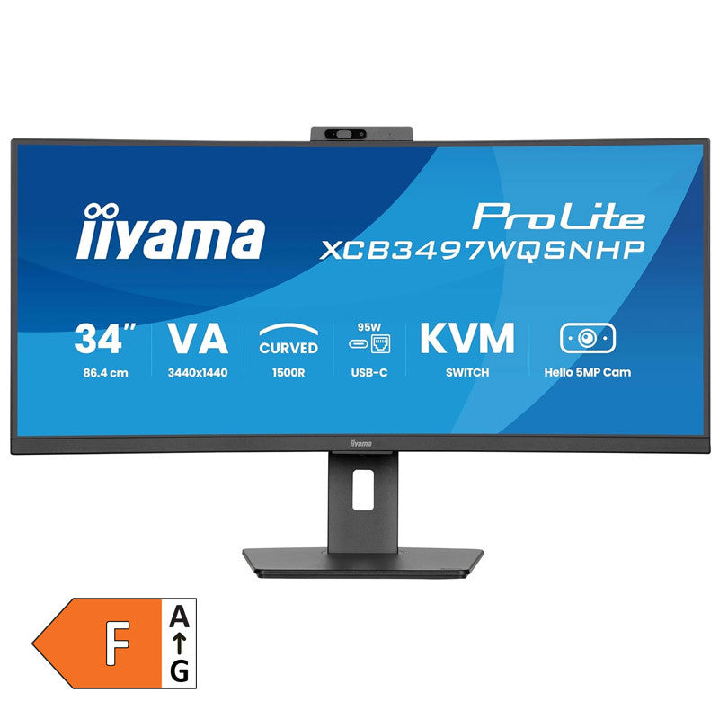 Curved IIYAMA ProLite XCB3497WQSNPH-B1 34" UWQHD VA 120Hz