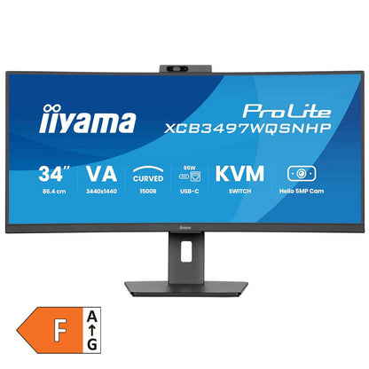 Curved IIYAMA ProLite XCB3497WQSNPH-B1 34" UWQHD VA 120Hz