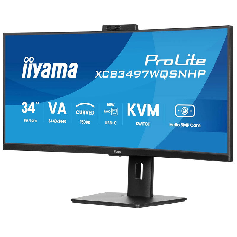 Curved IIYAMA ProLite XCB3497WQSNPH-B1 34" UWQHD VA 120Hz
