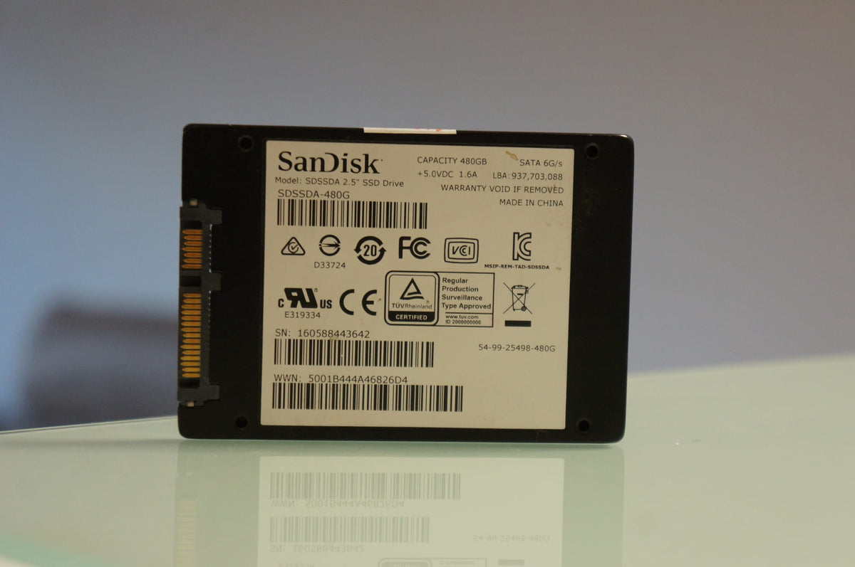 480 GB SSD SANDISK