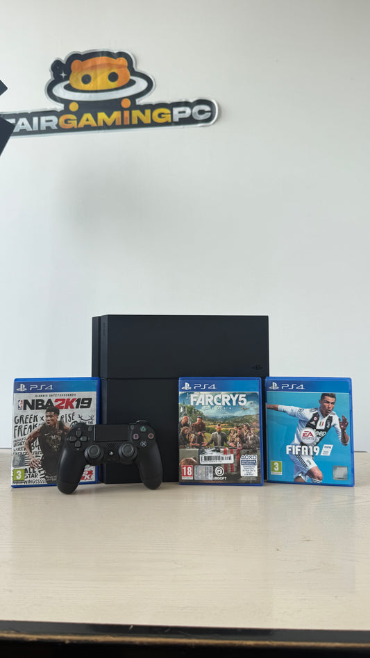PS4 500 GB + 3 IGRE